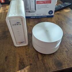 Arris Modem + Google Router 