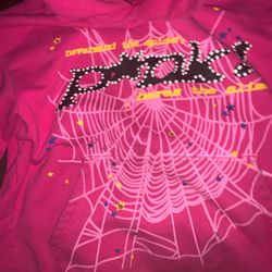 Pink Spider Hoodie