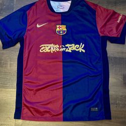 Travis Scott Barcelona Jersey 24/25 season Raphinha On The Back