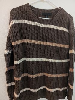 Striped Knit Sweater Size S