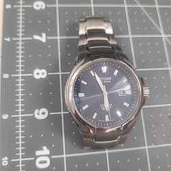 CITIZEN Eco-Drive TITANIUM SAPPHIRE WR 100  E11-(contact info removed)   READ PLEASE