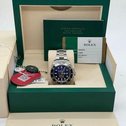 NOS 2018 Rolex Sea Dweller Deepsea 116660 James Cameron Steel Oyster Band Brand New Full Set