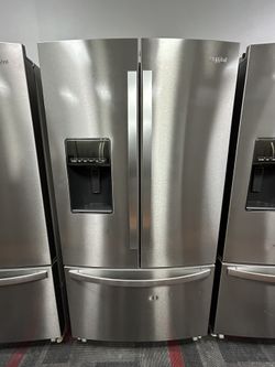 36” French Door Refrigerator | Stainless | Platter Pocket+ In-Door Ice | 27 Cu Ft.