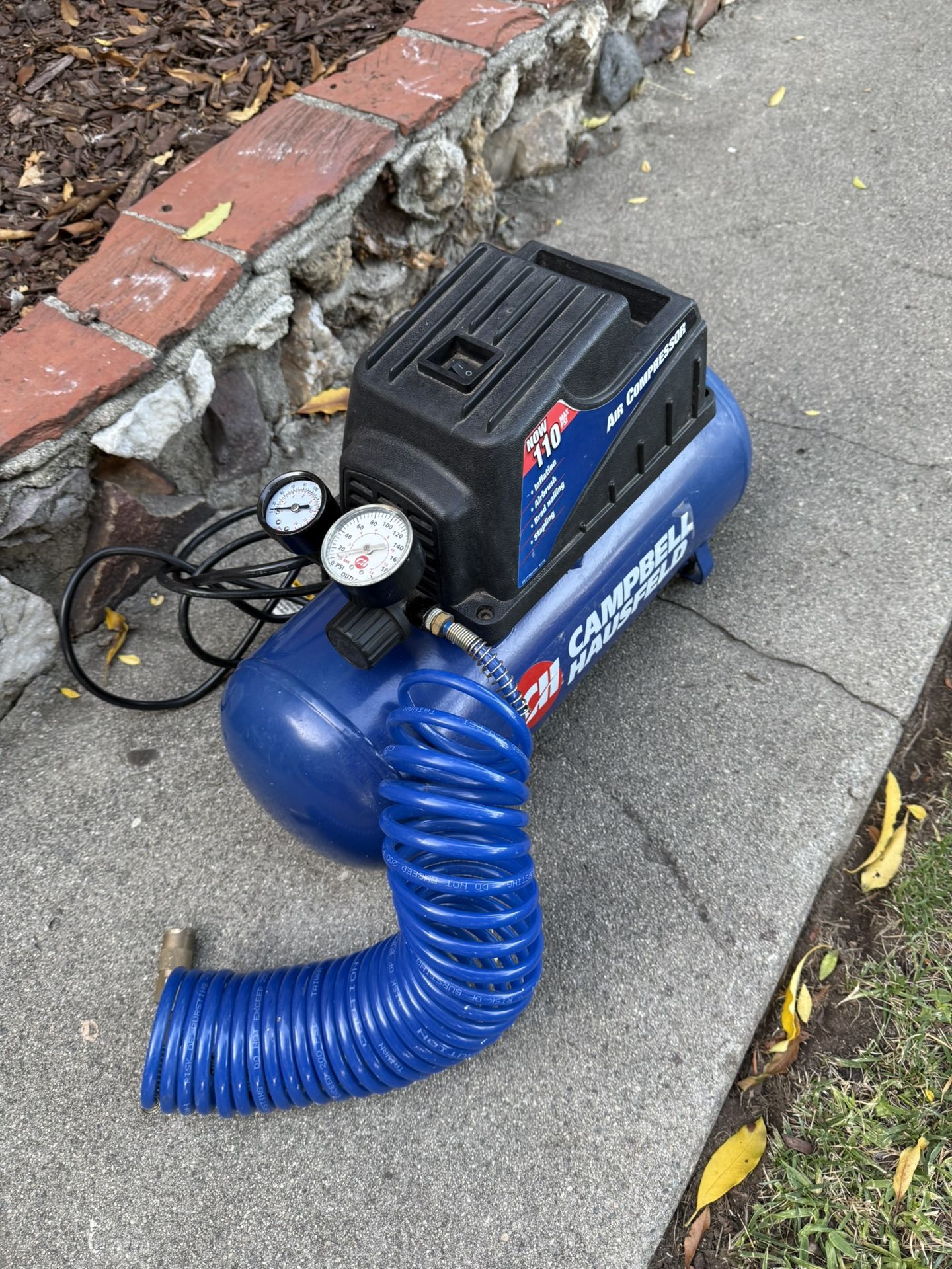 Campbell Hausfeld Compressor W Hose