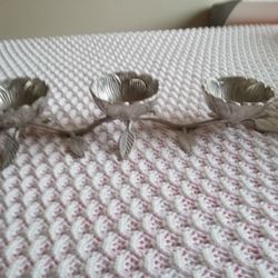 Stainless Steel Decorative 3 Bowls Centerpiece