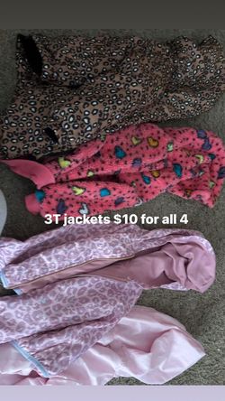 Jackets $10 for all