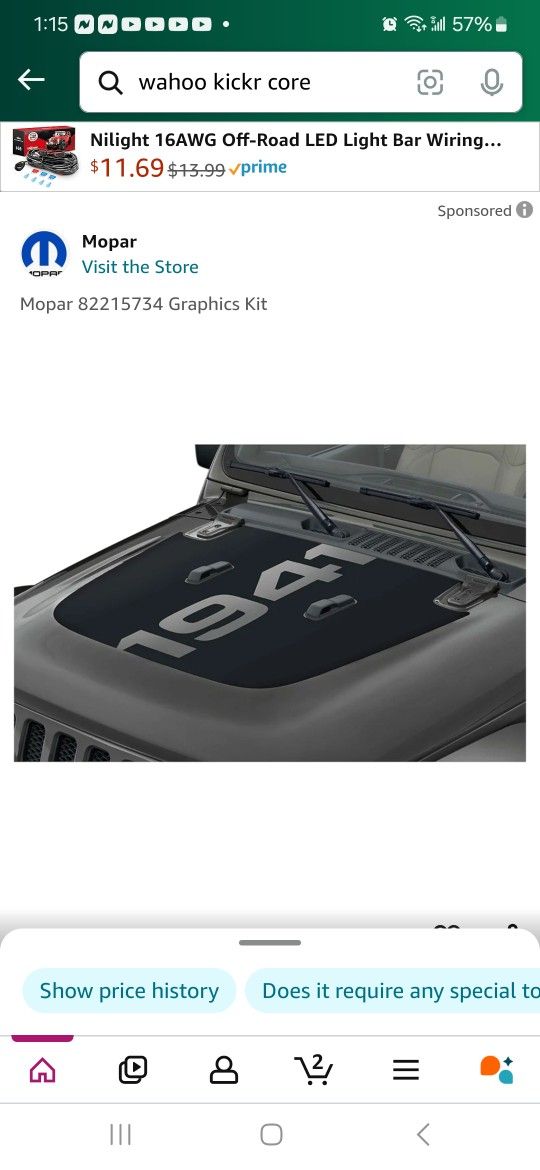 Jeep Wrangler JL Or Gladiator 1941 Hood Decal