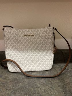 Michael Kors Crossbody cream with brown strap