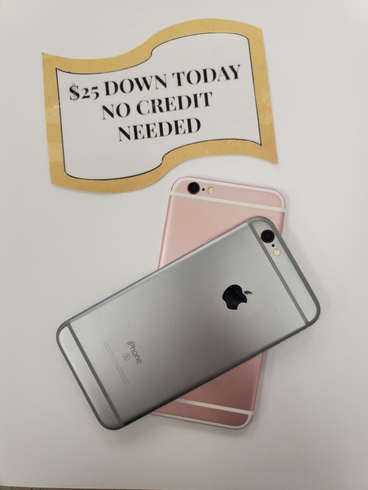 Apple IPhone 6s Unlocked 16gb - $1 Down Today, No Credit Required (PROMOTION FROM 6/21 TO 7/5)