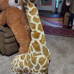 Large Plush Giraffe Toy