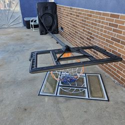 Free Basketball Hoop Less Then A Year Old Complete