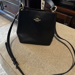 coach black tote- original