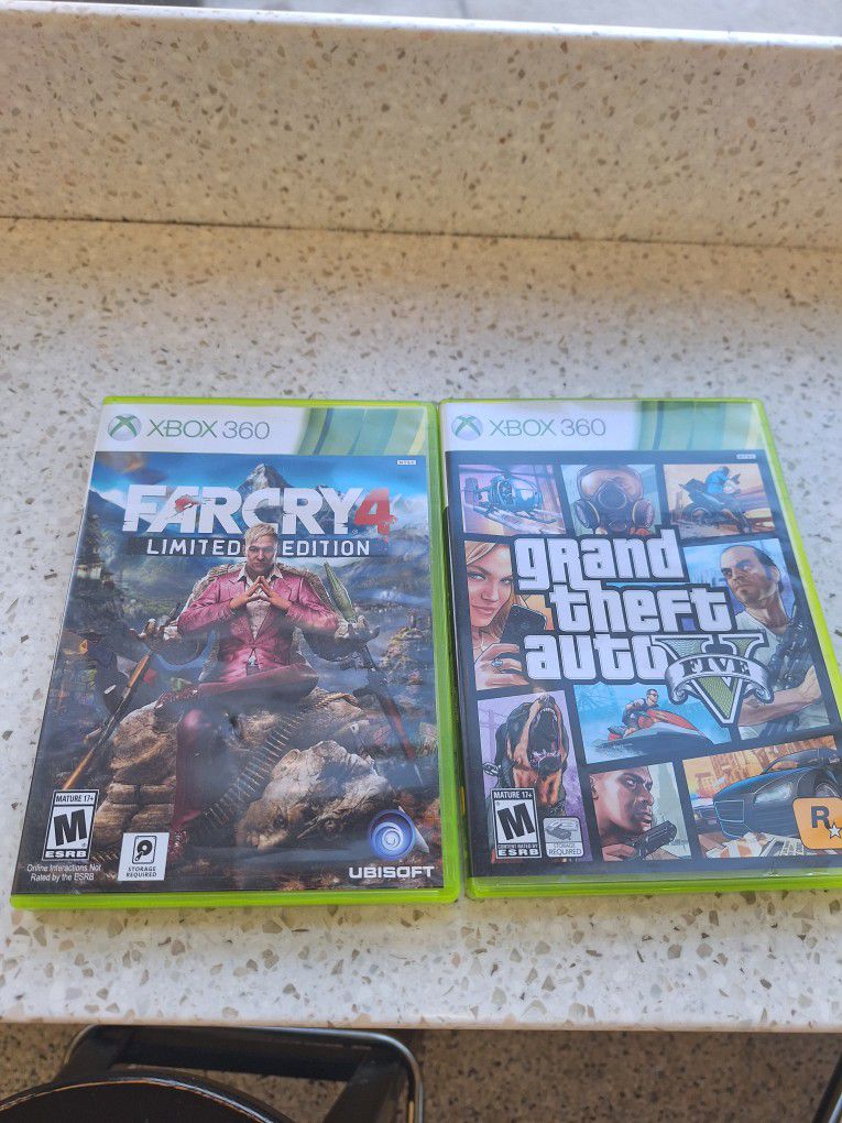 Gta V and Far Cry 4 Limited Edition