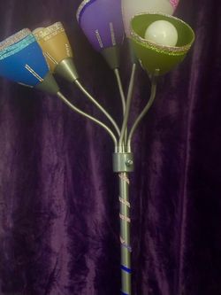 Rhinestone Floor Lamp $40