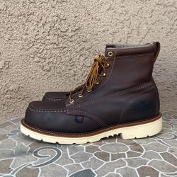 Mens Thorogood Work Boots, Steel Toe, Size 11.5