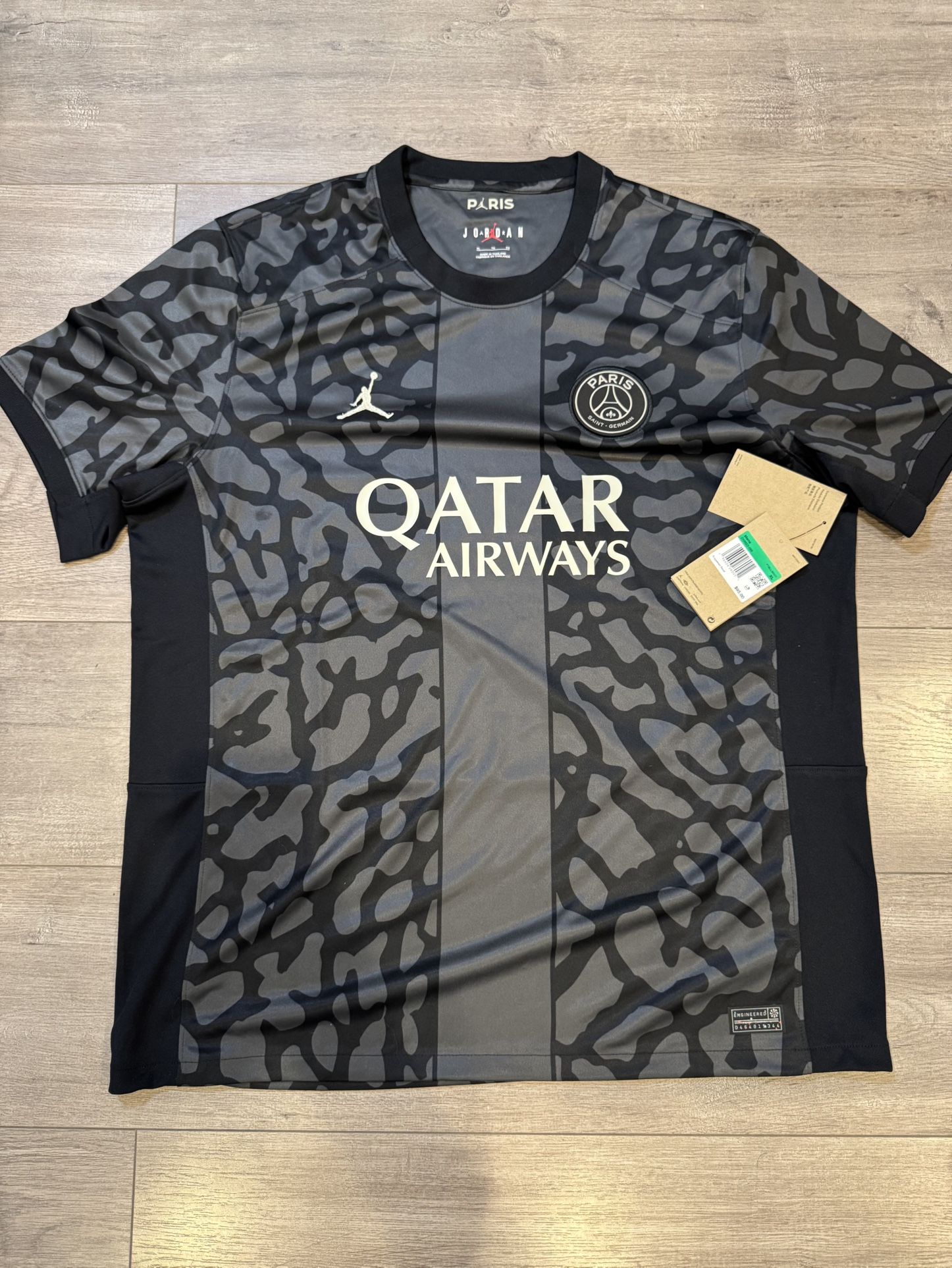 Nike Air Jordan PSG Soccer Jersey Size XL X-Large Men New 100% Original