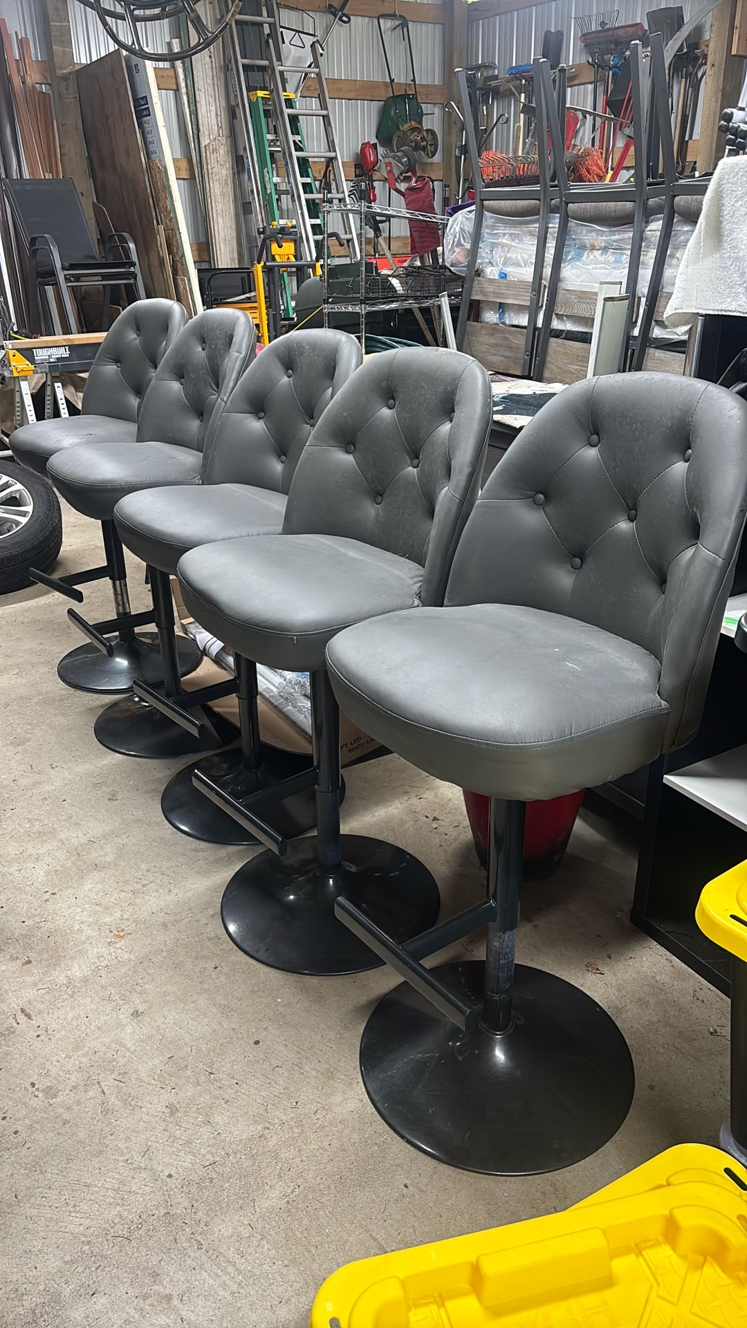 Bar Stools- Adjustable 5 Of Them For 175