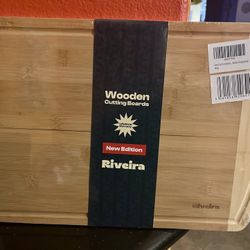 New Wooden Bamboo Cutting Board 