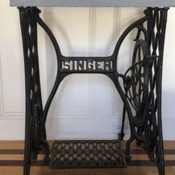Old Singer Sewing Machine Base 