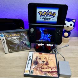 Pokémon Diamond & 3DS XL Bundle - 6 Games Total (CIB + Digital) MINT/VERY CLEAN Nintendo 3DS XL