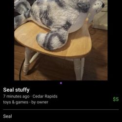 Seal Stuffed Animal 
