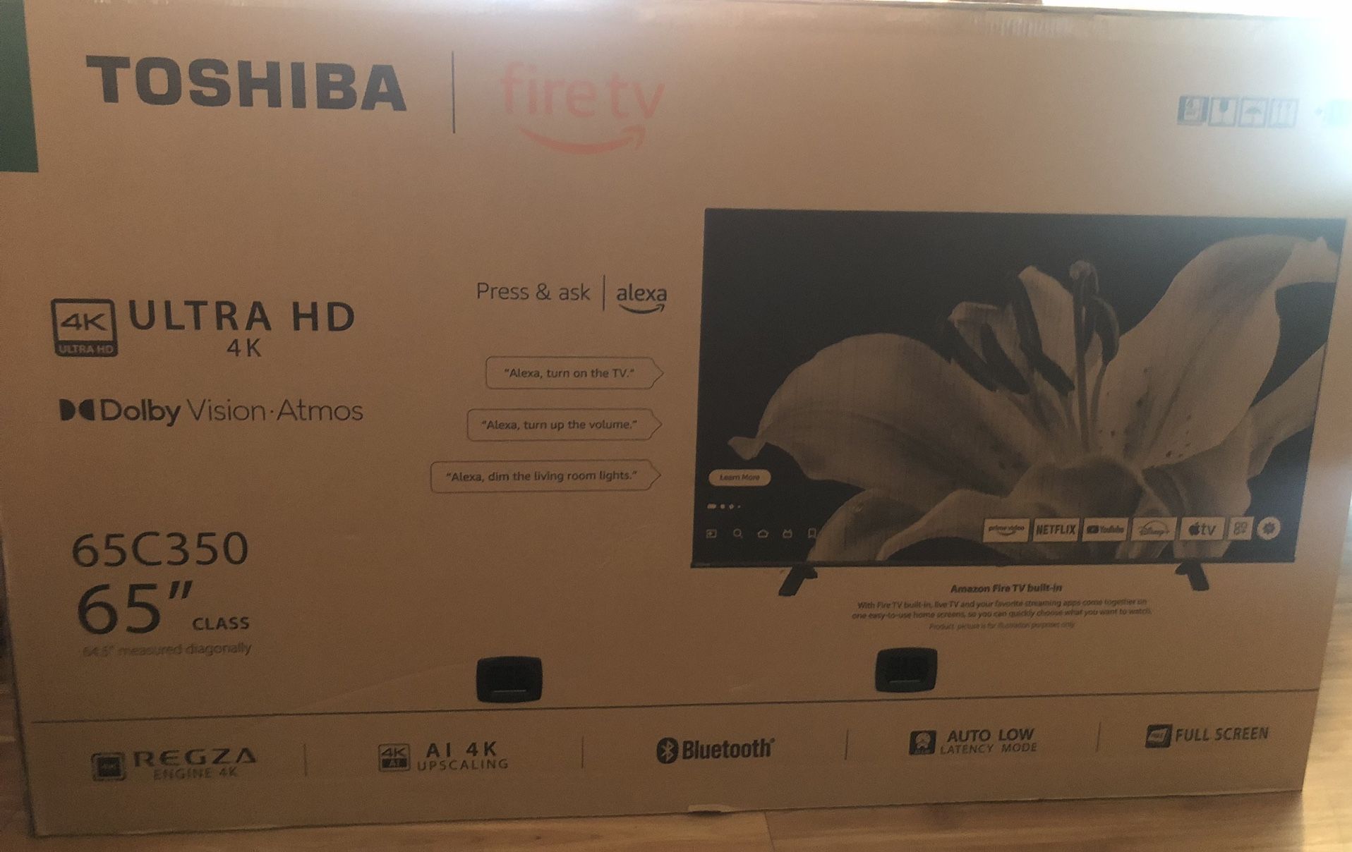 Toshiba 65C350 4K 65 Inch TV Fire TV