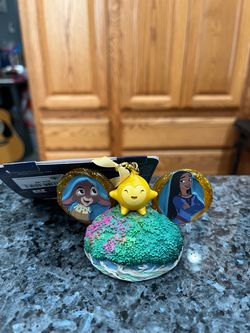 Disney Wish Princess Aisha Mickey Ear Hat Ornament Holiday Star.  Brand new with tags.  Smoke free home