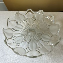Crystal Fruit bowl /Serving Plate, 12.5”
