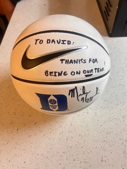 Signed Mike Krzyzewski