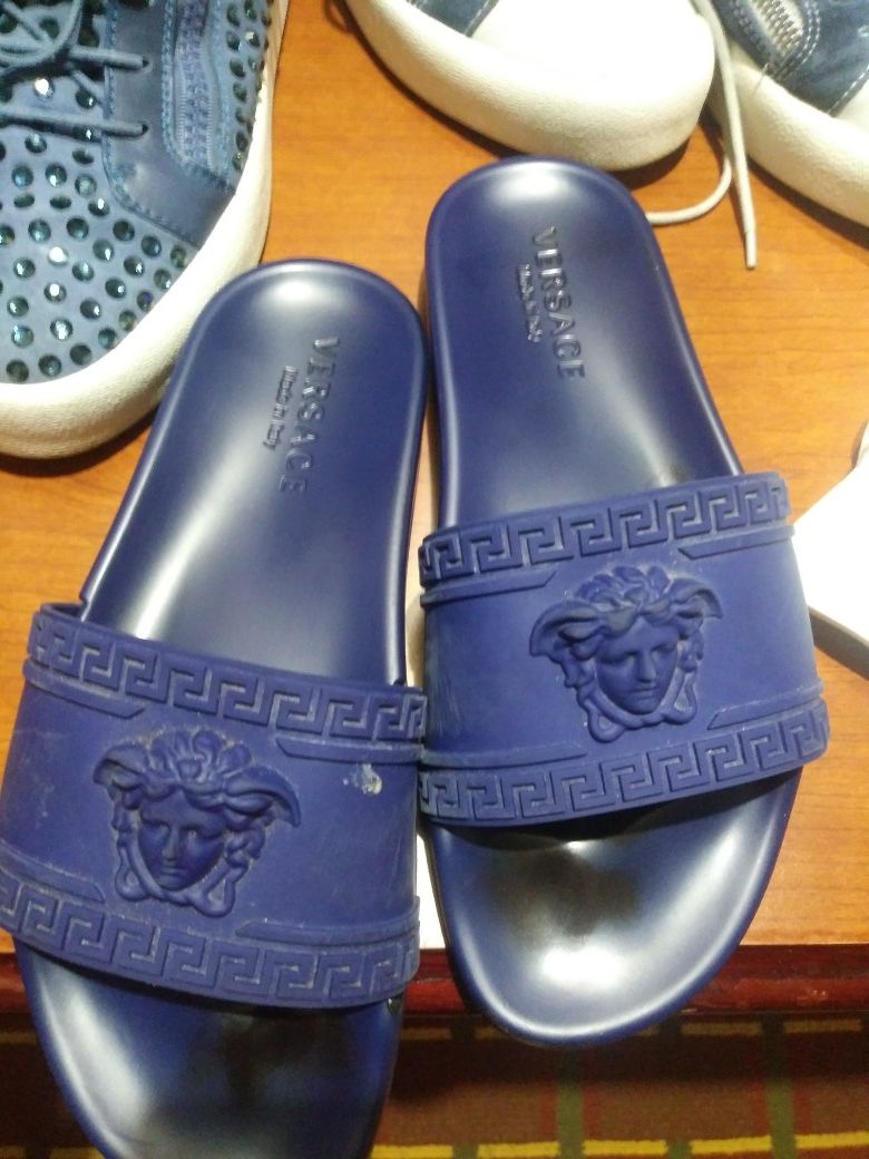 Versace slippers size 9