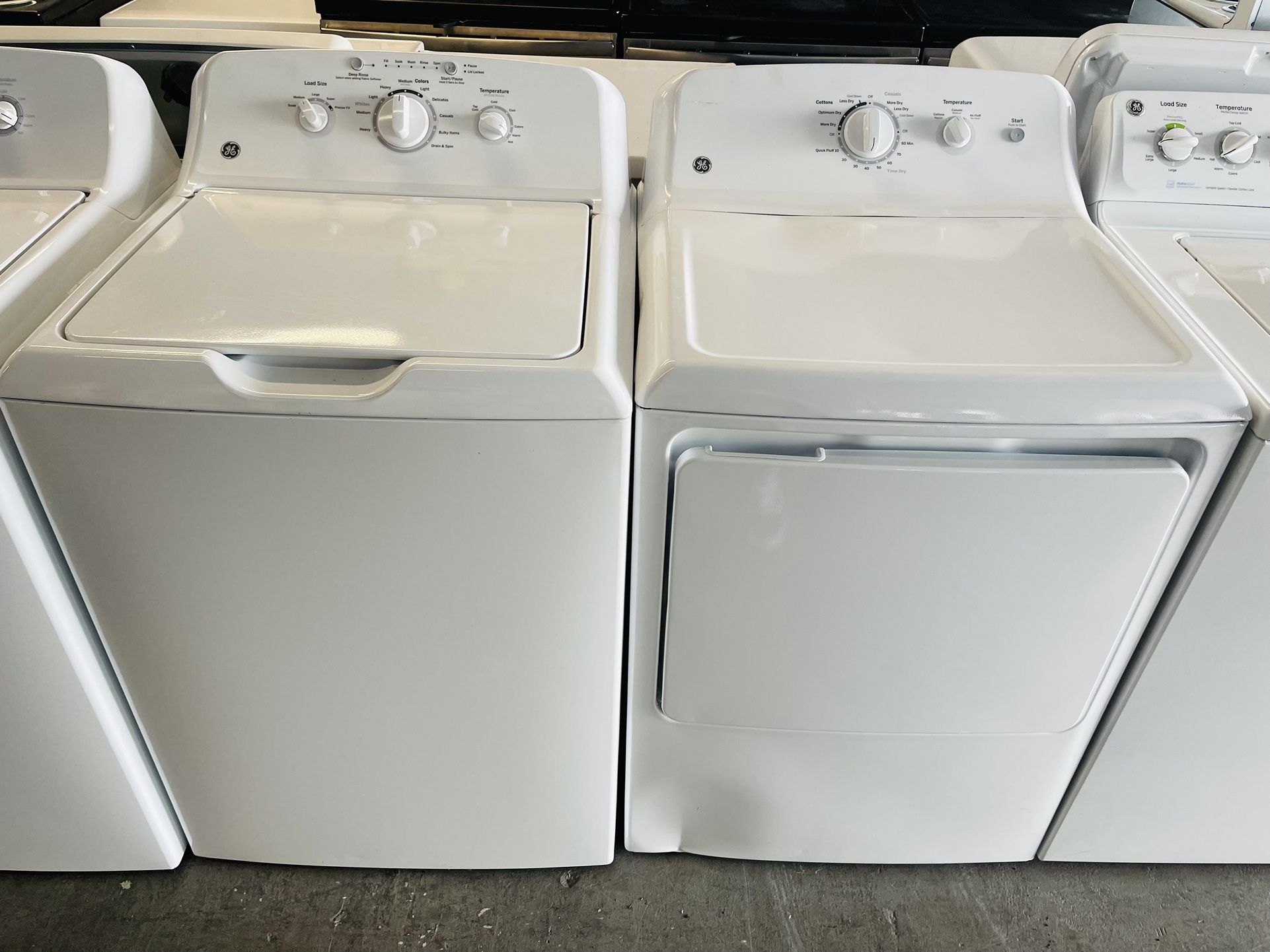 Ge washer and dryer