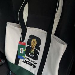 New Official FIFA World Cup Tote Bag Canvas 