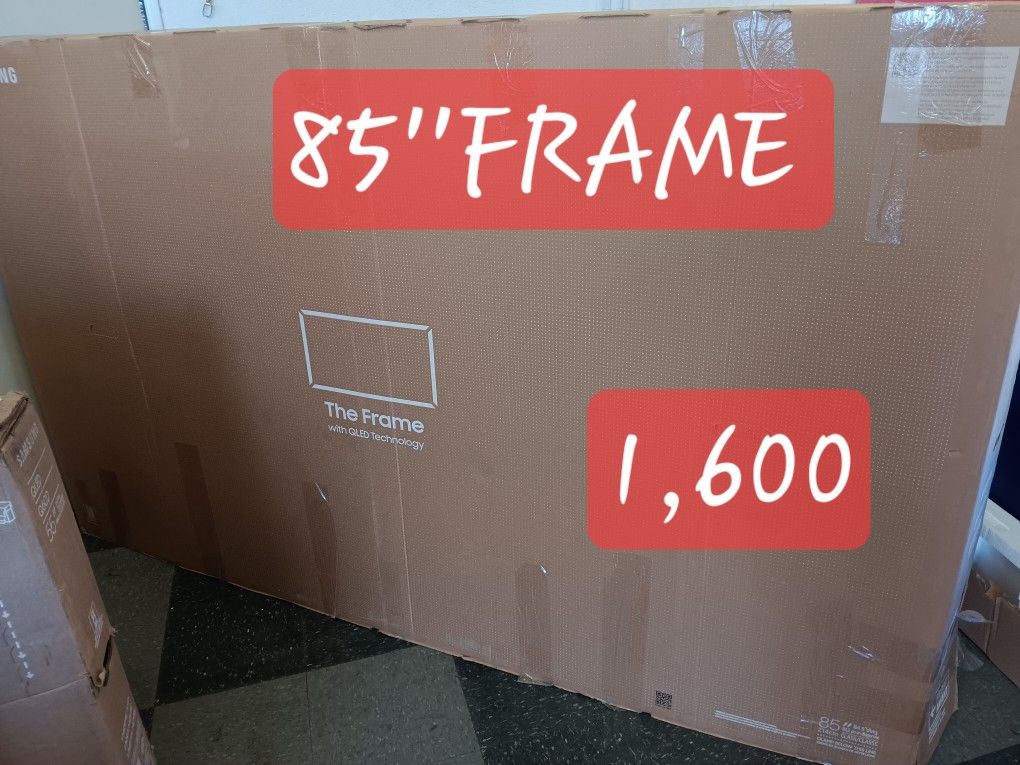 SAMSUNG 85"INCH QLED 4K THE FRAME TV LS03D 