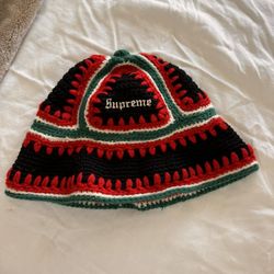 Supreme Crochet Hat 