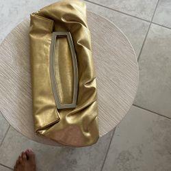 Gianni Genuine Faux leather Women’s Gold Clutch Bag