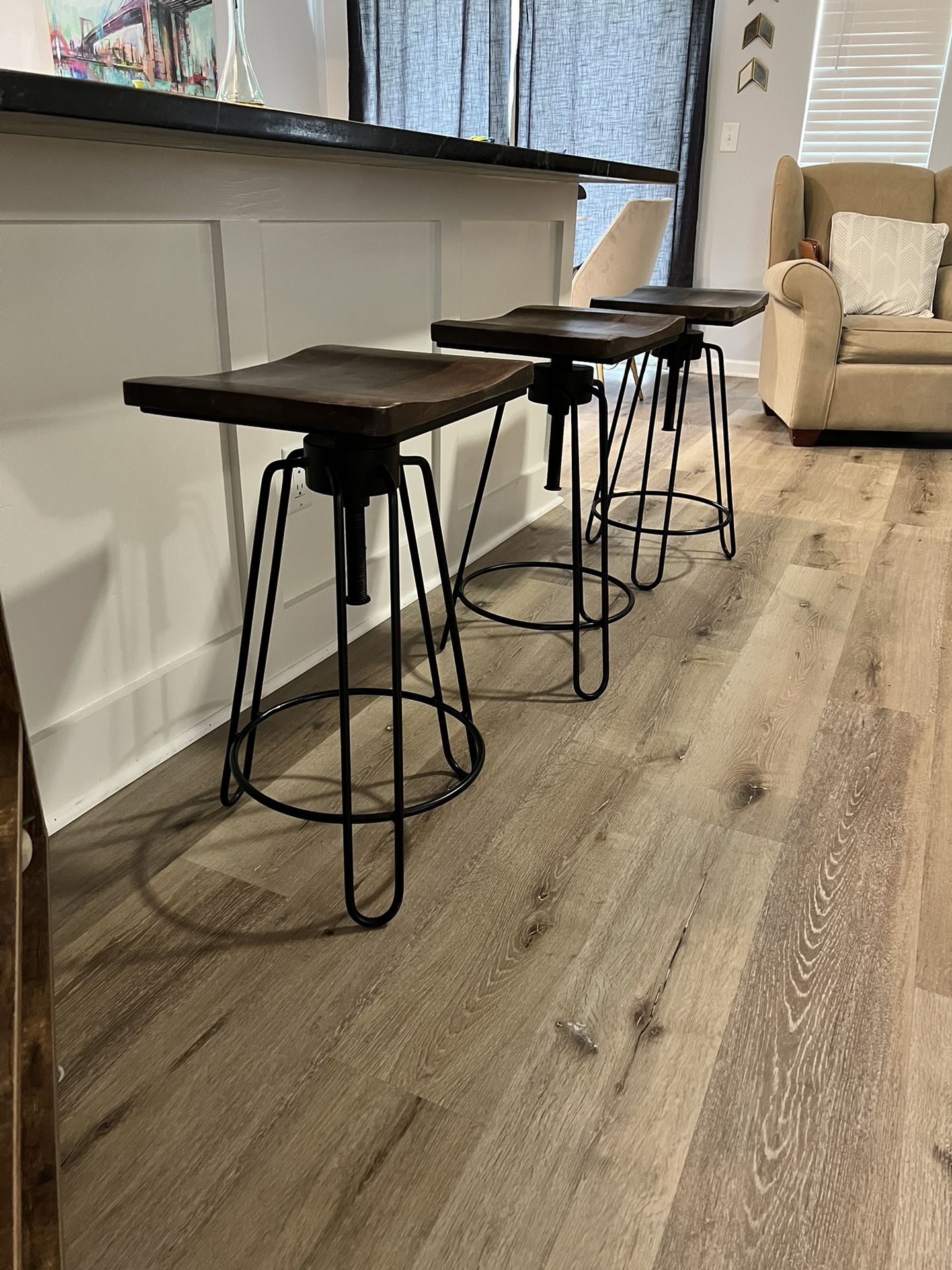 Set Of 3 Bar Stools