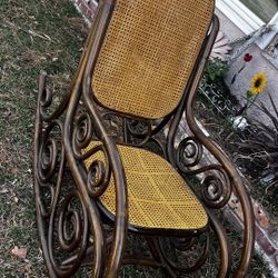 Vintage BoHo Brentwood Style Rocking Chair