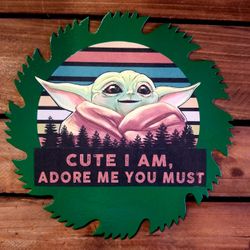 Baby Yoda The Child Decorative Saw Blade