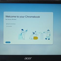 New! Out Of The Box ACER Chromebook 315 Full 1080p Case & The Power Charger. 