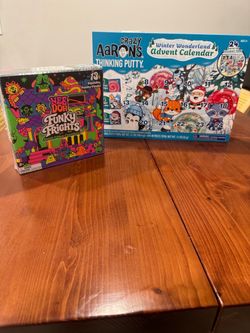Funky frights & Crazy Aaron’s winter wonderland calendar