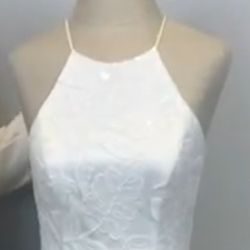 Wedding dress. 