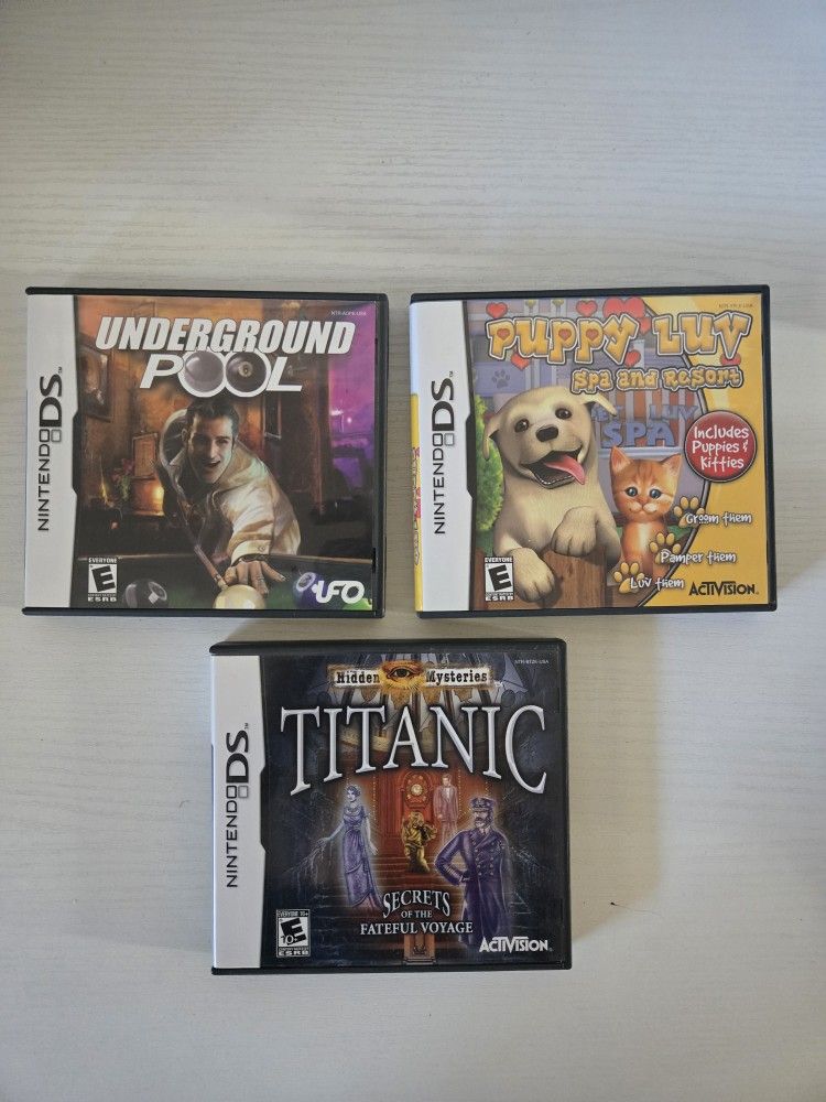 Nintendo DS Video Game Lot Bundle 