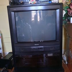 Sony Trinitron with player