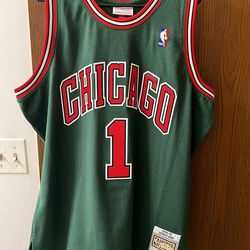 Derrick Rose 2008-2009 Green Jersey Size XL