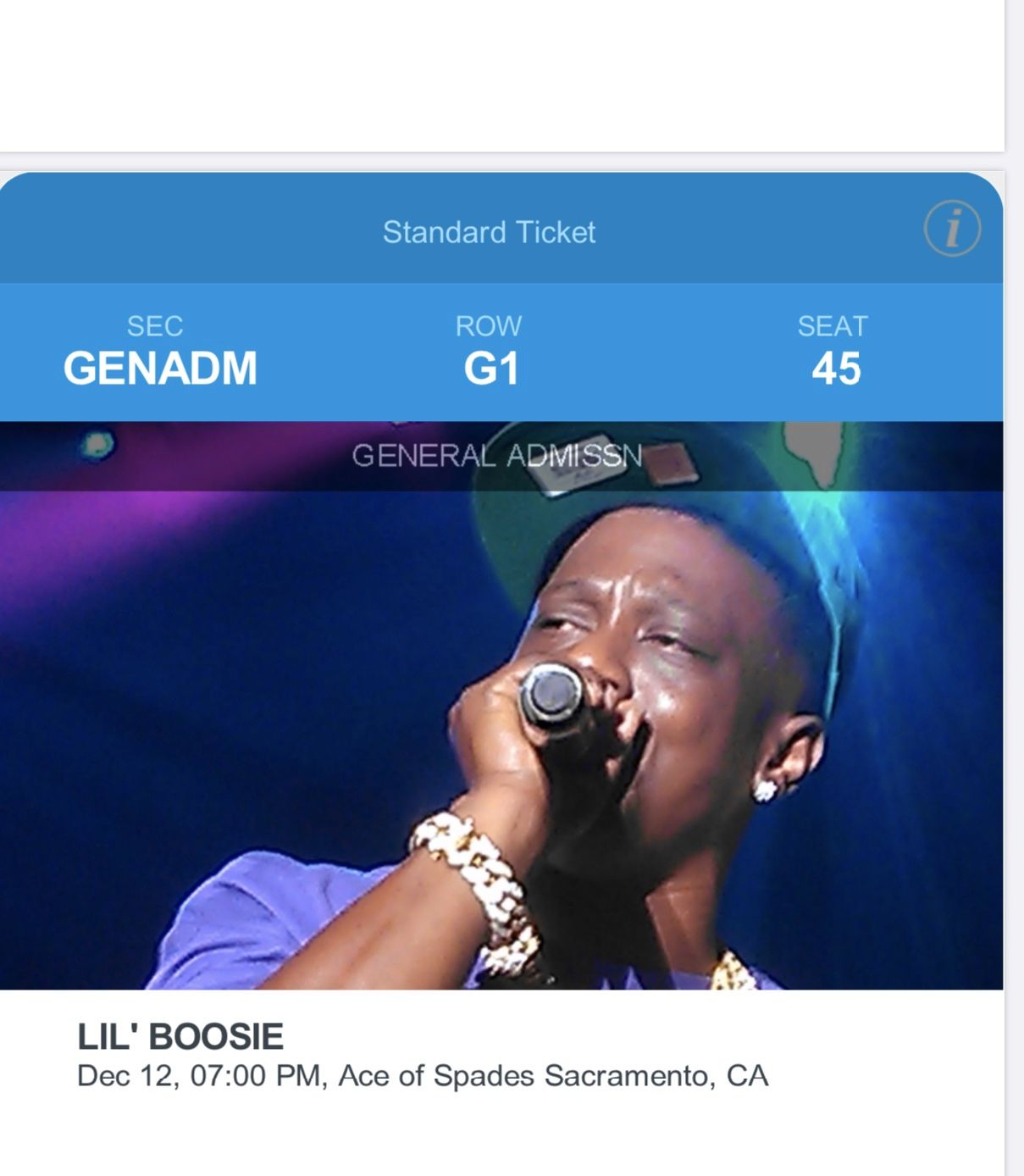 Lil Boosie tickets For sale