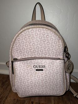 guess brown mini backpack