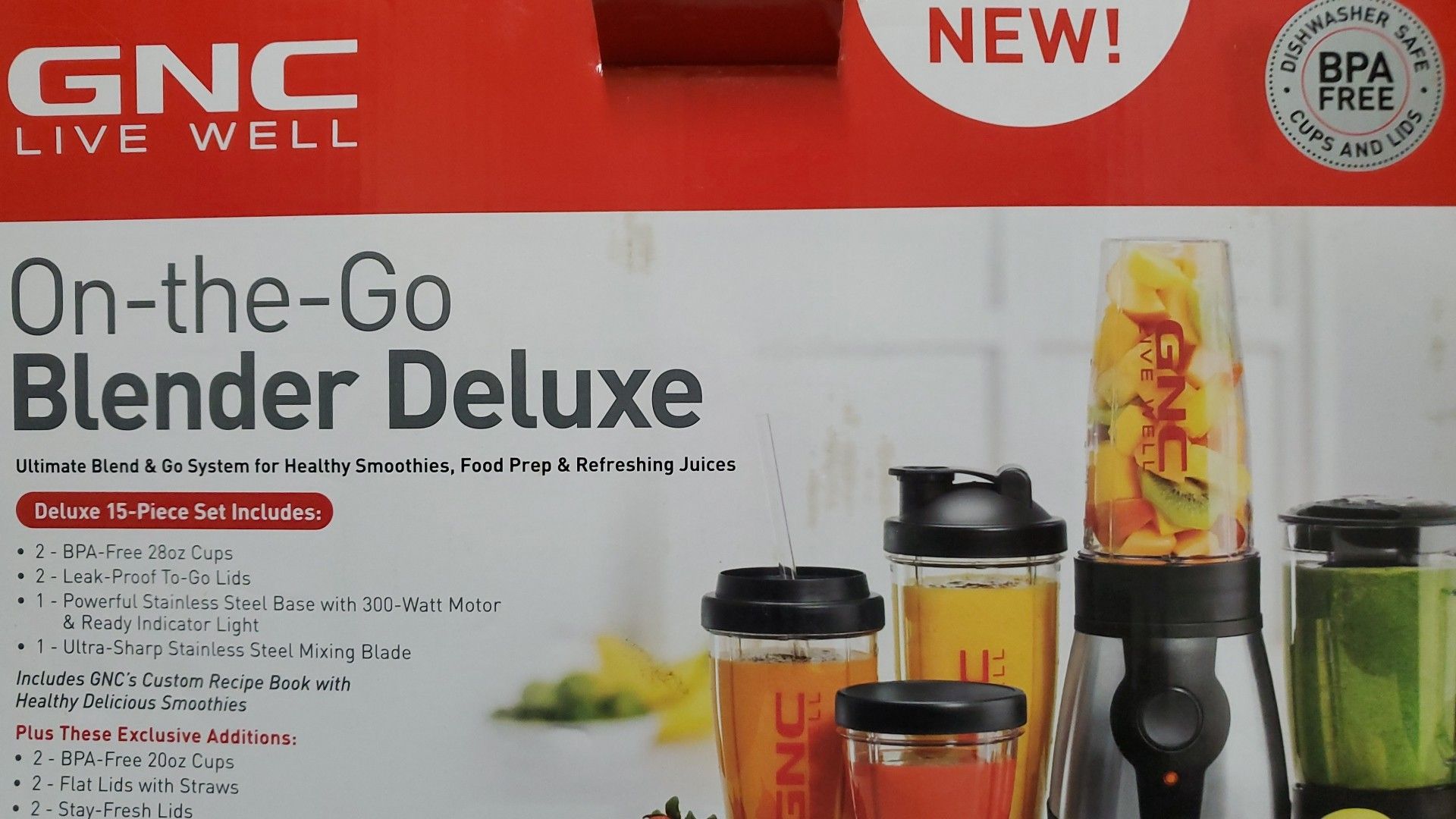 GNC ON THE GO BLENDER DELUXE