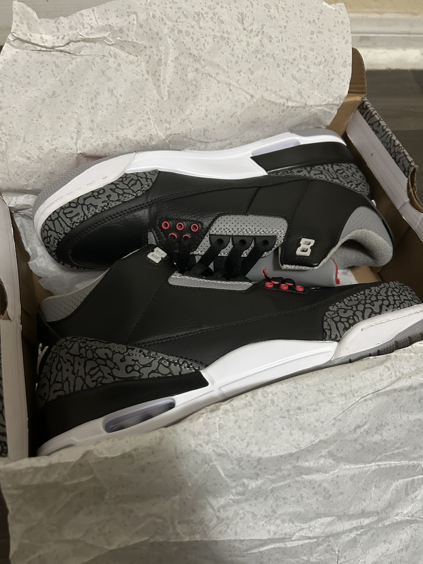 Jordan 3 Black Cement Size 9.5