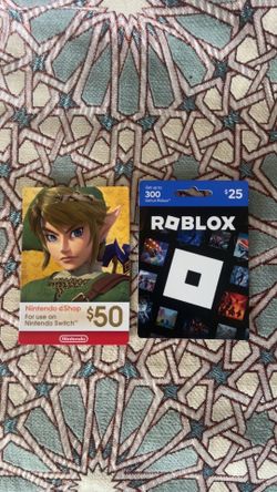 1 Nintendo switch 2 in 1 Roblox card