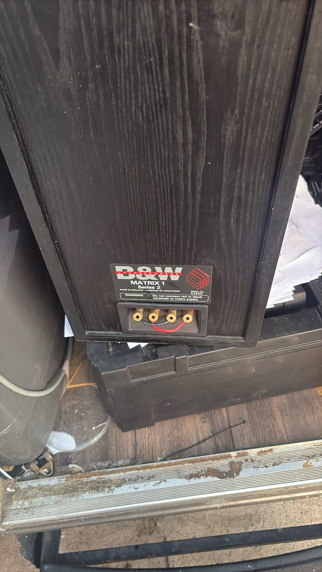 Bowers And Wilkins Matrix 1 Series 2 Bookshelf Speaker 